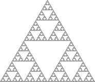 A Sierpinksi triangle animation